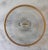 Vintage Round Glass Handled Tray and Gold Rim For Sale - Image 4 of 9