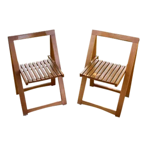 1960's Aldo Jacober Folding Chairs - Set of 2