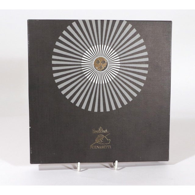 Piero Fornasetti Rosenthal Porcelain Plate, Temi E Variazioni, Motiv 33, With Original Box For Sale - Image 12 of 12