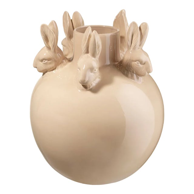 Peter Rabbit Round Vase from Rebirth Ceramics For Sale