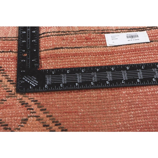 Vintage Red Boujad Moroccan Rug - 05'10 X 08'05 For Sale In Dallas - Image 6 of 10