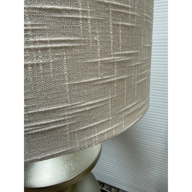 Contemporary Sculpted Table Lamps, Pair For Sale - Image 11 of 12