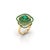 Not Yet Made - Made To Order 2 Carat Certified Colombian Emerald Cocktail Ring With Emerald Double Halo and Diamond Base Sz8 For Sale - Image 5 of 5