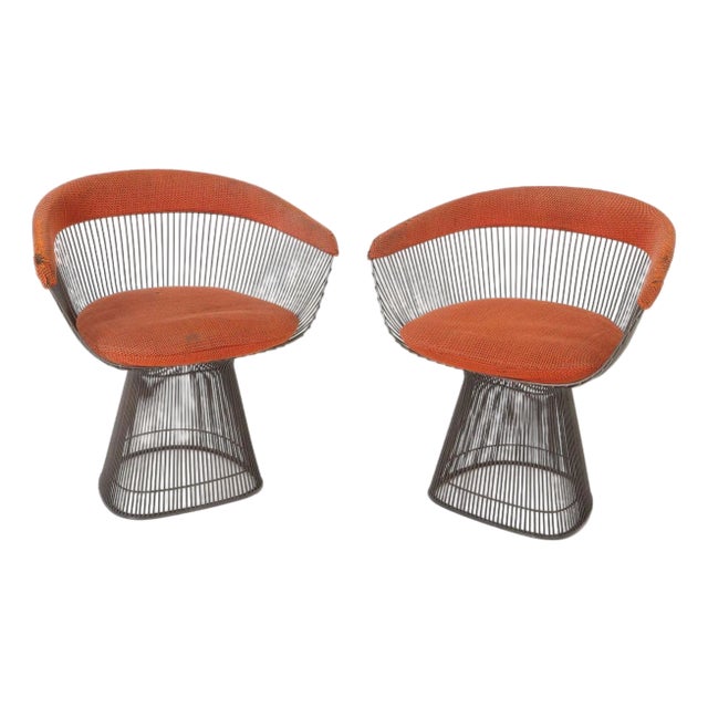 Warren Platner for Knoll Dining Chairs 1970s - Pair For Sale