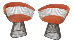 Warren Platner for Knoll Dining Chairs 1970s - Pair