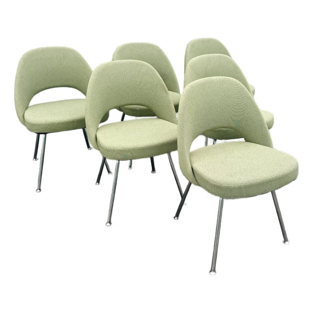 2001 Saarinem Executive Side Chairs for Knoll, Model 72c - Set of 6 For Sale