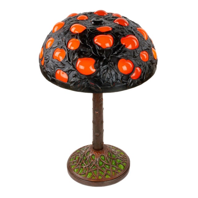 Orange Tree Lamp in the Style of Tiffany For Sale - Image 6 of 6