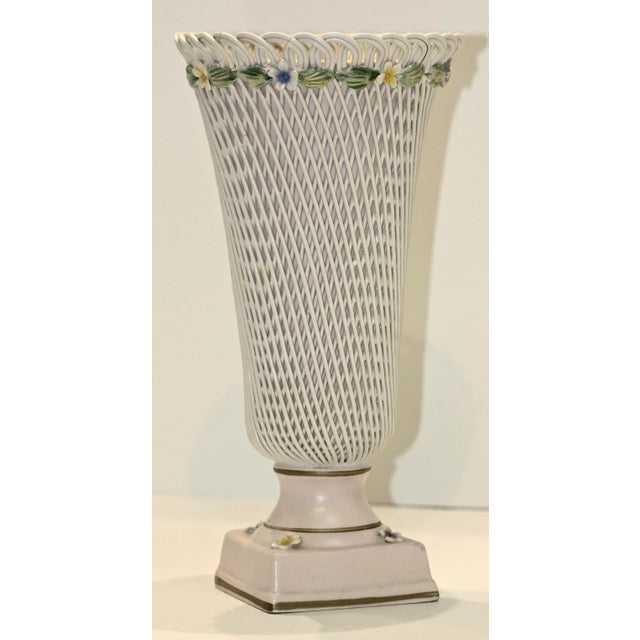 Late 20th Century Capo Di Monte Vase For Sale - Image 12 of 12