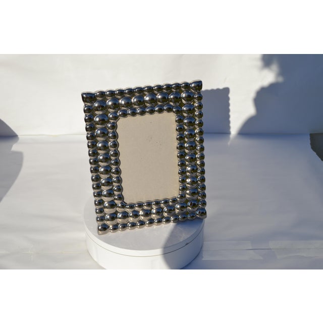Contemporary Mirrored Bubble Picture Frame For Sale - Image 9 of 10