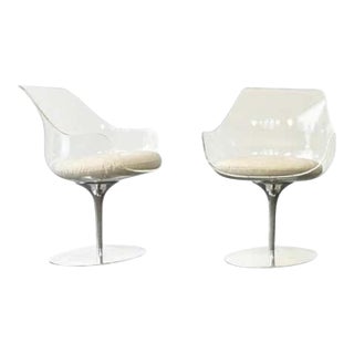 1957 Pair of Estelle & Erwine Laverne Champagne Armchairs for Formes Nouvelles For Sale