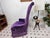 Hollywood Regency High Back Chair For Sale - Image 4 of 10