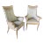 Early 20th Century Grosfeld House Blonde Mahogany Bergere Chairs - a Pair For Sale
