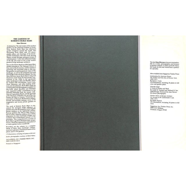 Traditional "The Gardens of Roberto Burle Marx" 1995 Eliovson. Sima For Sale - Image 3 of 10