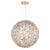 Regina Andrew Cheshire Chandelier Small in Gold Leaf For Sale In Detroit - Image 6 of 6