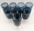 Cornflower Blue Vintage Gorham Reizart "Accent" Smoke Blue Wine Glasses, Set of 8 For Sale - Image 8 of 11