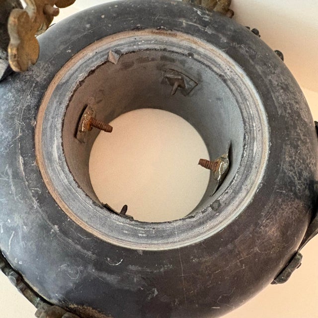 Early 20th Century Chinese Soapstone Dragon Censer With Pierced Brass Lid For Sale In Providence - Image 6 of 12