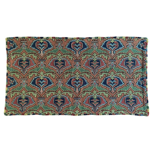 Swedish Folk Art Pomegranate Embroidery Tapestry by Edna Nihlén, Sweden, 1956 For Sale