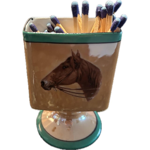 Vintage Lusterware Cigarette, Match Holder For Sale In Naples, FL - Image 6 of 6