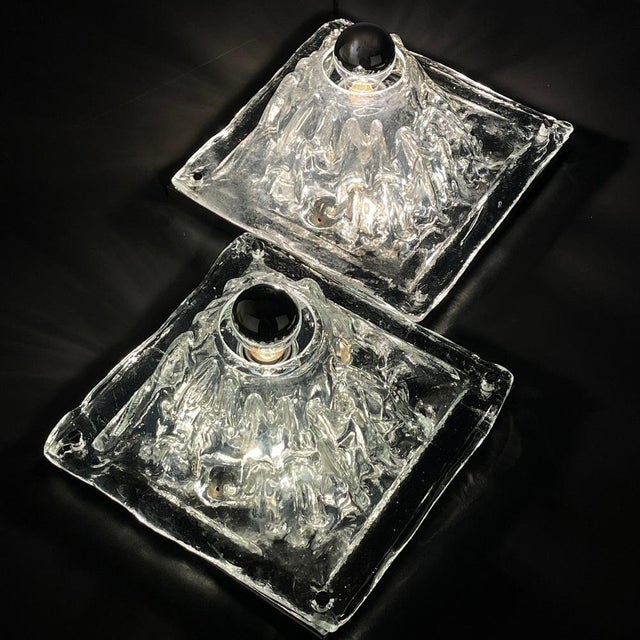 Murano Wall Lamps Polifemo by Angelo Brotto for Esperia, Italy, 1970s, Set of 2 For Sale - Image 14 of 14