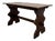 Antique English Oak Refectory Dining Table For Sale
