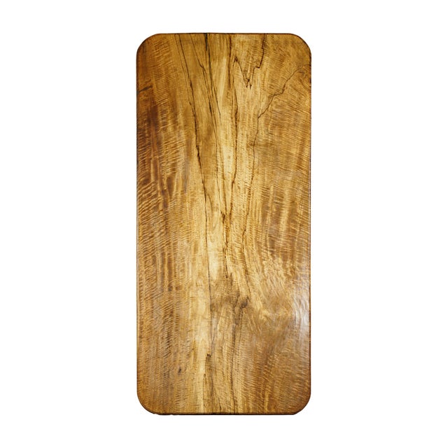 Late 20th Century Large Custom Mango Wood Table Top with Striking Grain Pattern For Sale - Image 14 of 18