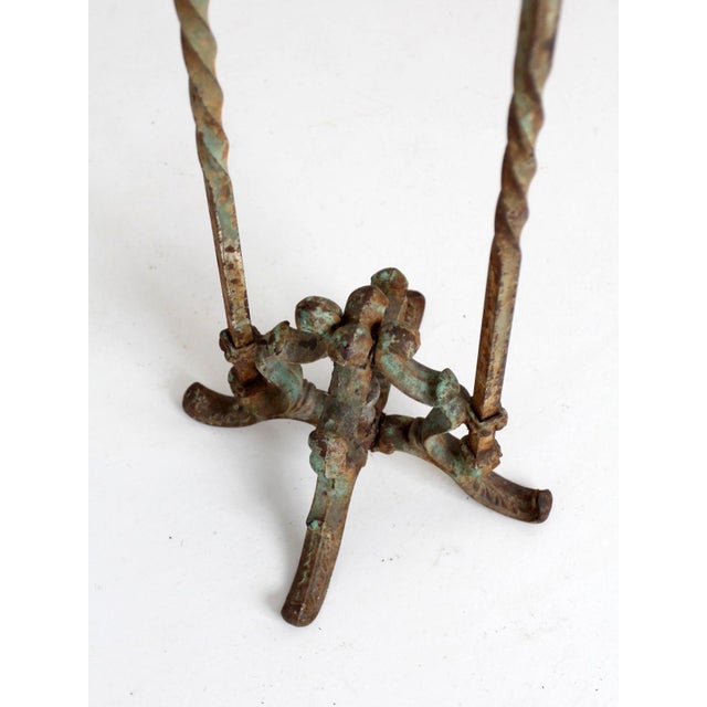 Antique Victorian Iron Plant Stand For Sale - Image 10 of 17