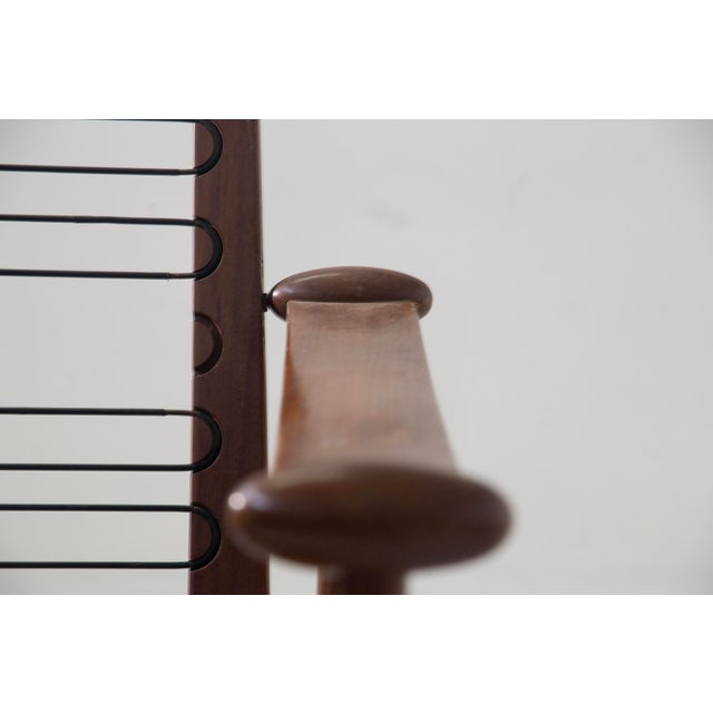 Armchairs in Metal, Walnut, and Fabric from Finn Juhl, Set of 2 For Sale - Image 12 of 18