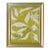 Original Contemporary Botanical Oil Painting in Lime Green & White, Framed by Tatiana Duperault For Sale