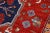 Rustic 1990s Southwestern Heriz Ziegler Red Blue Hand-Knotted Rug - 8'9'' X 11'5'' For Sale - Image 3 of 8
