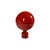 This hand-lacquered lamp finial by Dressing Rooms Interiors Studio features a high-gloss Persimmon finish designed to add...