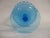 Blue 1960s Empoli Aqua Blue Optic Glass Snifter Vase For Sale - Image 8 of 13