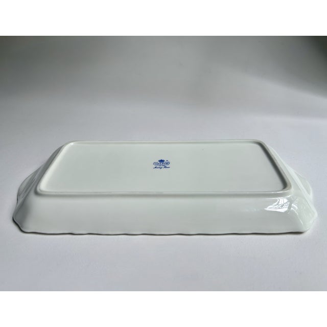 1980s English Coalport "Ming Rose" Bone China Tray For Sale - Image 13 of 15