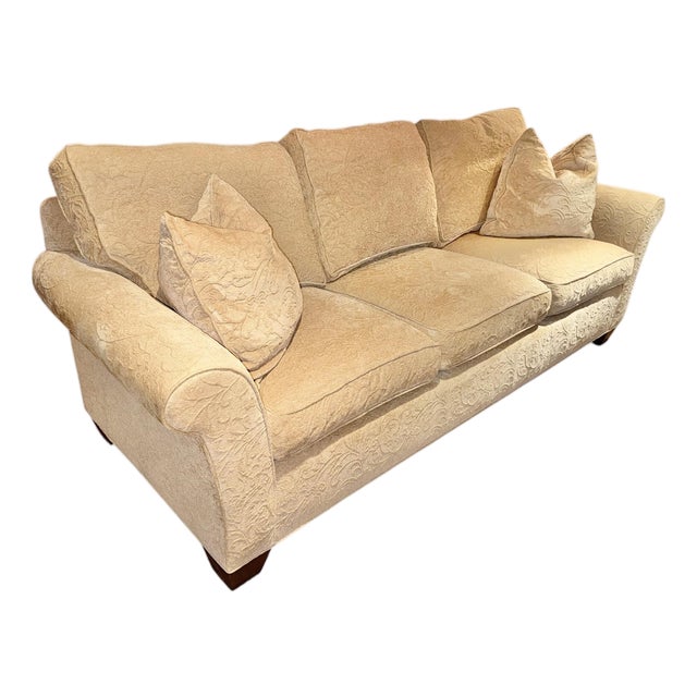 Stickley Three Cushion Sofa With Pillows; Exceptional Style and Form For Sale