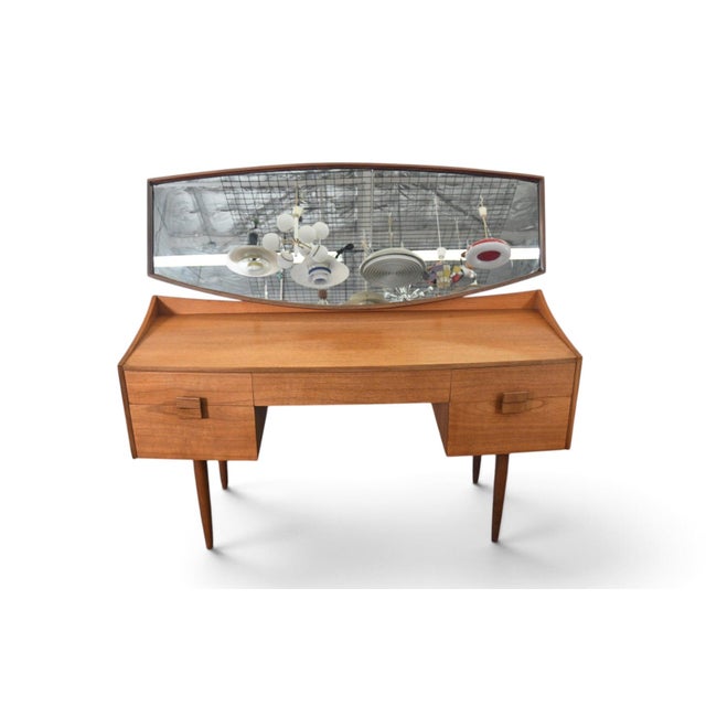 Copper Rare Ib Kofod Larsen "Danish Range" Vanity in Teak + Rosewood For Sale - Image 8 of 16