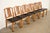 Baker Furniture Company Henredon Style Mid-Century Hollywood Regency Carved Walnut and Cane Dining Chairs, Set of Six For Sale - Image 4 of 15