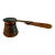 Vintage 1970s Armenian Copper Miniature Cezve / Coffee Pot With Cyrillic “Армения” Inscription For Sale