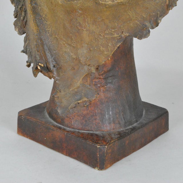 19th Century Orientalist Terracotta Bust of an Arab For Sale - Image 12 of 18