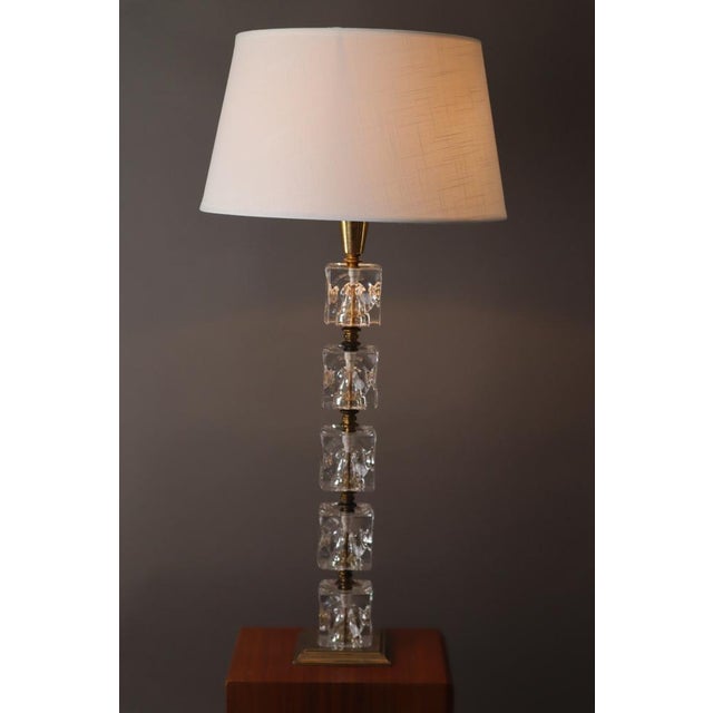 German Table Lamp in Lead Crystal from Peill & Putzler, 1960 For Sale - Image 11 of 12