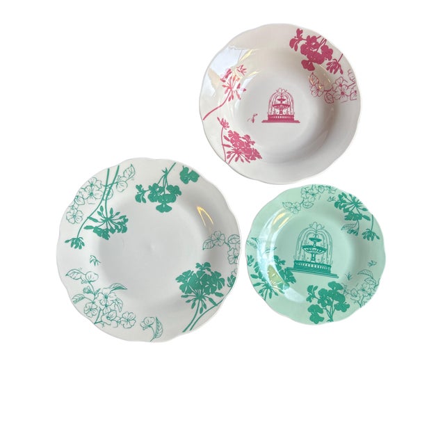 Italian Garden Dinner Service for Six People by Palais Royale, Set of 18 For Sale - Image 6 of 8