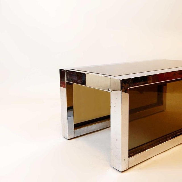Coffee Table attributed to Belgo Chrome De Wulf, Belgium, 1960s For Sale - Image 4 of 11