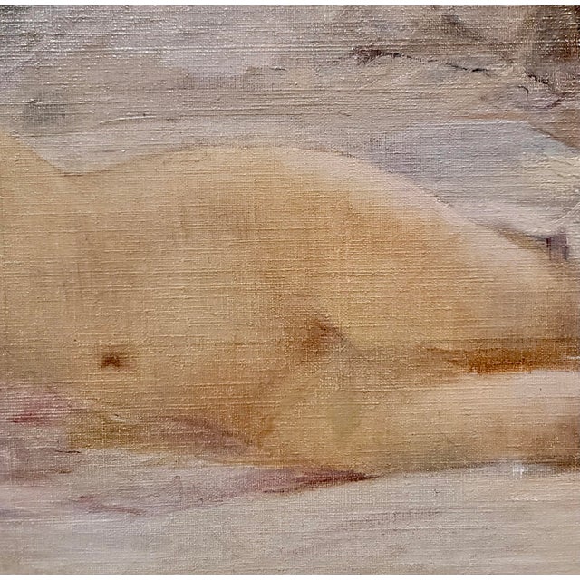 White Henri Gervex-19th Century Study of a Reclining Nude Female-Oil Painting For Sale - Image 8 of 10