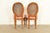 Drexel French Regency Louis XVI Carved Walnut Cane Back Dining Chairs | Set of Four For Sale - Image 13 of 14