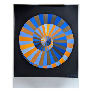 Victor Vasarely, Olympia, 1971, Large Color Silkscreen For Sale