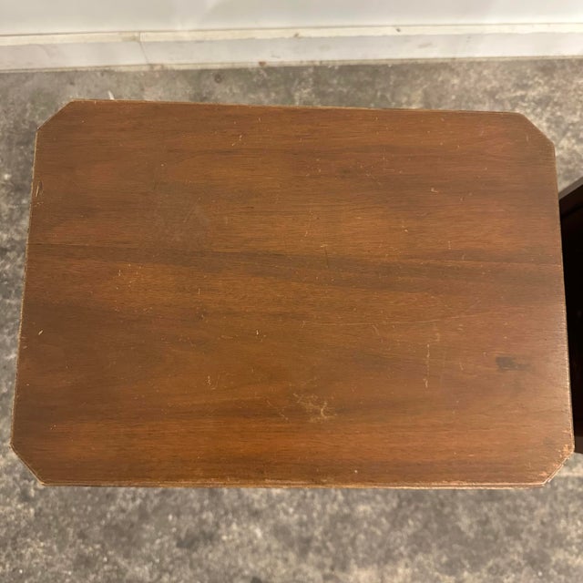 Late 19th Century Pair of Rococo-Style End Tables or Nightstands Hand Painted For Sale - Image 10 of 12