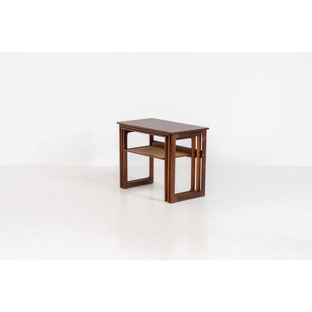 1960s Model 219 Nesting Tables by Johannes Andersen & Illum Wikkelso, Set of 3 For Sale - Image 5 of 14