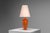 1970s Vintage Wooden Table Lamp with Cone Lampshade, 1970s For Sale - Image 5 of 10