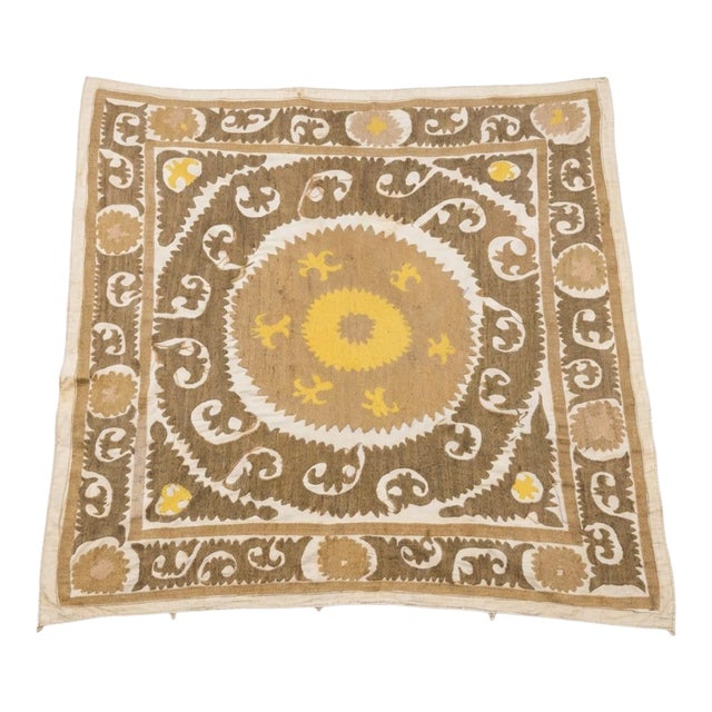 Vintage Suzani Wall Hanging Decor For Sale