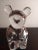 This is a Signed Daum Solid Clear Crystal France 4"x7" Bear Figurine. Procured at auction BOX 21