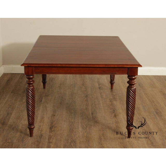 Ethan Allen 'British Classics' Extendable Dining Table For Sale In Philadelphia - Image 6 of 16