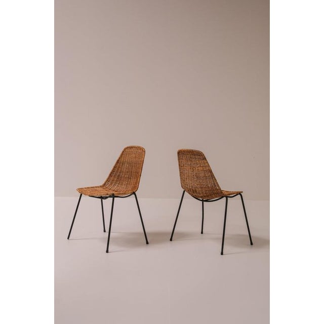 Basket Chairs by Gian Franco Legler, 1951, Set of 6 For Sale - Image 16 of 18